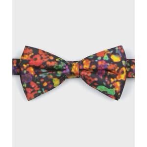 NWT $125 Paul Smith Silk Floral Bow Tie Made in Italy.